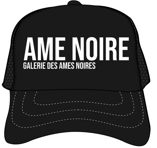 Ame Noire Signature Cap- Triple Black