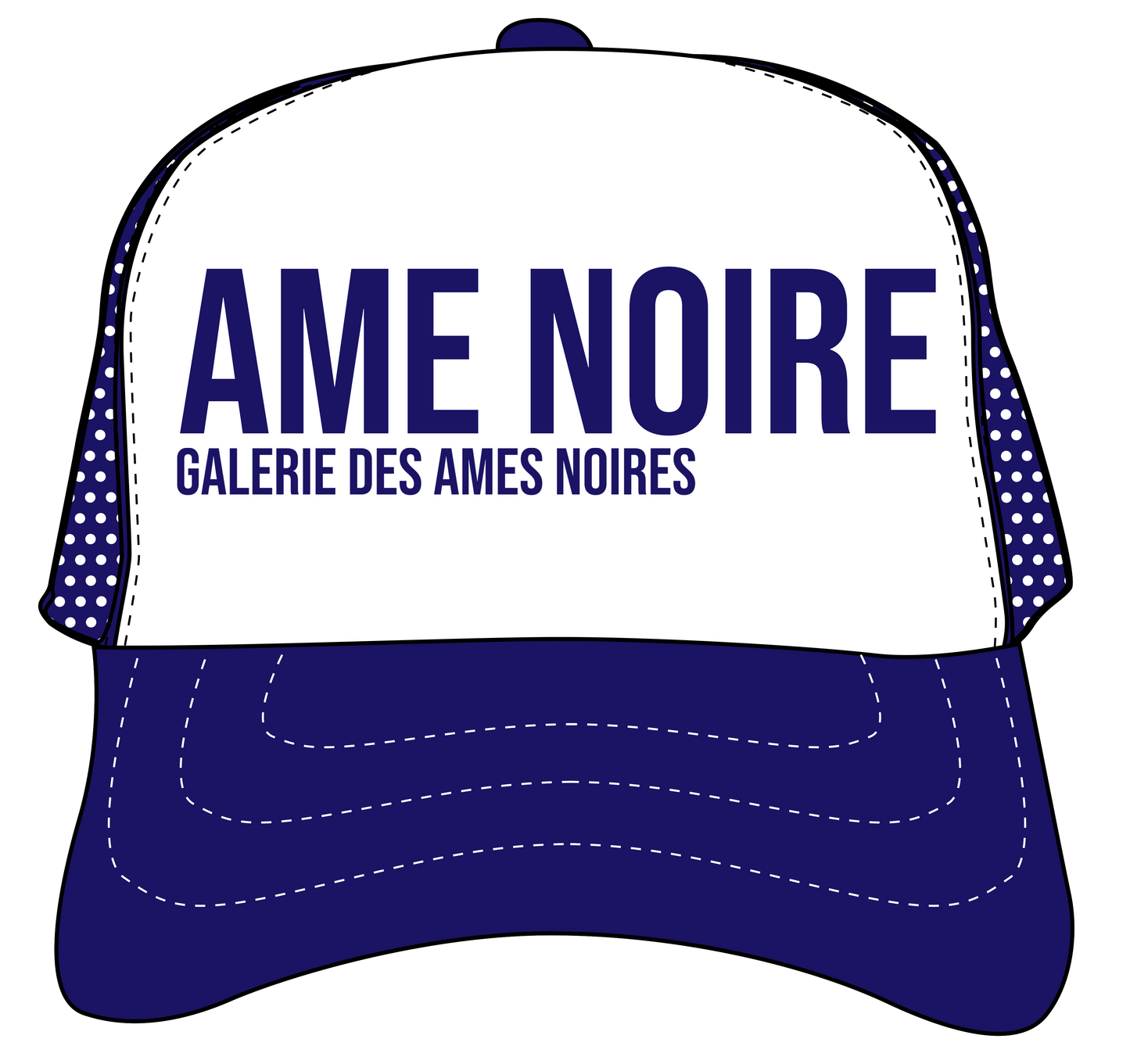 Ame Noire Signature Cap- Blue